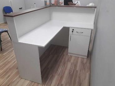 Resepşn masası reception masasi — ofis mebellərinin birbaşa sexdən