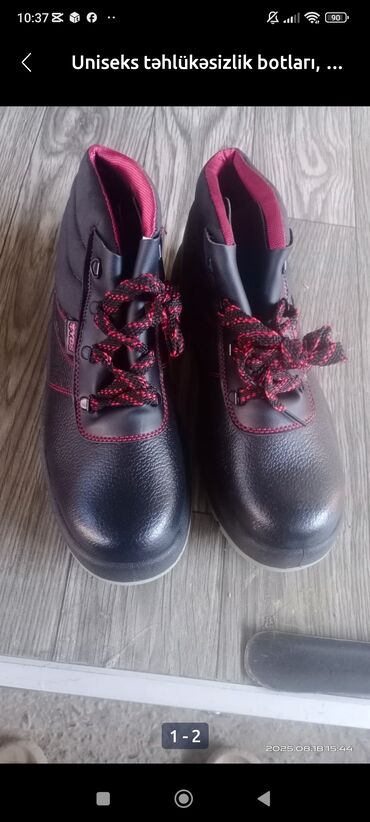 qara botinkalar: İş botikaları.YDS markalı.Qış ucun yarımboğaz.Yenidir