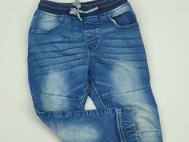 Jeansowe: Spodnie jeansowe, Little kids, 3-4 lat, 104, stan - Dobry
