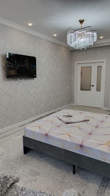 2х комнатные квартиры в бишкеке: 2 бөлмө, Душ кабинасы, Жаздык, жууркан-төшөк каптары, Кондиционер