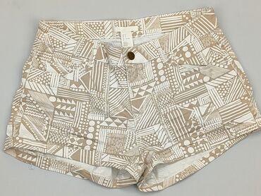beżowe spodenki: Krótkie Spodenki Damskie, H&M, S (EU 36), stan - Dobry