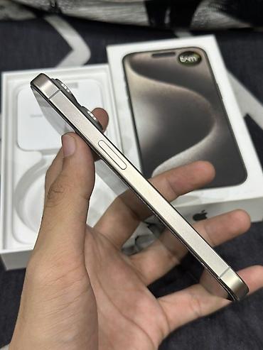 i̇phone pro: IPhone 15 Pro, 256 GB, Natural Titanium, Simsiz şarj — 2