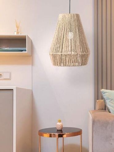 Люстры: Подвесные светильники и абажуры из нитей и джута - Дизайн: каскадные — 10
