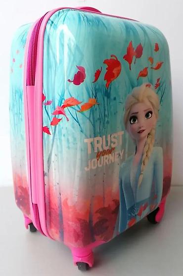 Rančevi, torbe i koferi: Dečji kofer na točkiće – Disney Frozen (Elsa) - Tvrda školjka sa — 3