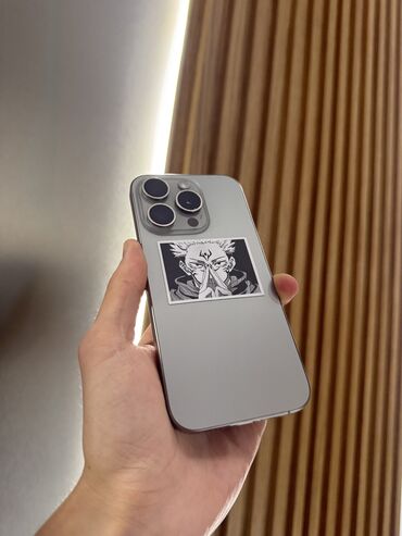 чехлы на айфон 15 про макс: IPhone 15 Pro, Б/у, 256 ГБ, Natural Titanium, Защитное стекло, Чехол, Кабель, 87 %