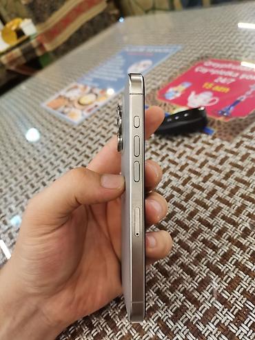 iphone: IPhone 15 Pro, 128 GB, Natural Titanium, Face ID — 6