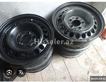 07 masin: Polad disklər – 15 düym - Rəng: qara - 5 bolt üçün uyğundur (5x bolt — 1