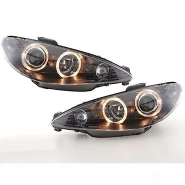 peugot 206: CRNI ANGEL EYES FAROVI PEUGEOT PEZO 206 | Crni tuning sportski clear — 3