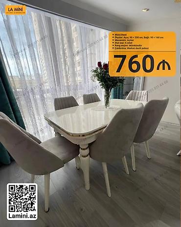 Ev və bağ: Masa dəsti - Ölçülər: Açıq – 90 × 200 sm, Bağlı – 90 × 160 sm - — 1
