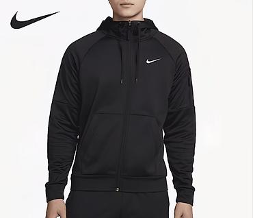 nike tech flecee: Мужская толстовка, L, Nike, Новый, цвет - Черный, Бесплатная доставка — 1