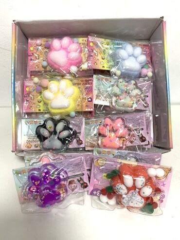 пистолет с водой: Антистресс-сквиши «Лапка» - Форм-фактор: мягкий сквиш в форме