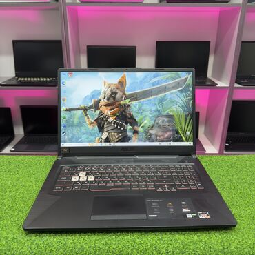 игравой компьютеры: Ноутбук, Asus, 16 ГБ ОЗУ, AMD Ryzen 7, 17.3 ", Б/у, Для несложных задач, память SSD