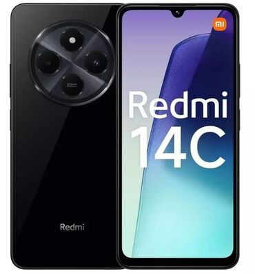 Redmi: Redmi, Redmi 14C, 256 ГБ, цвет - Черный, 2 SIM