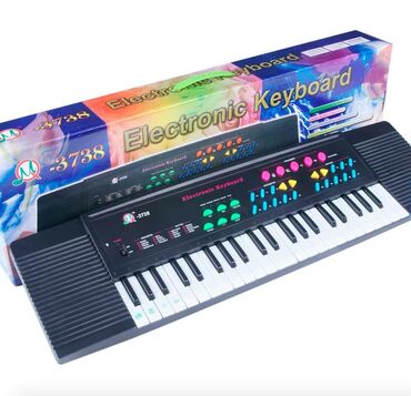 детский кулер: Электронное пианино Electronic Keyboard -200A с микрофоном Electronic