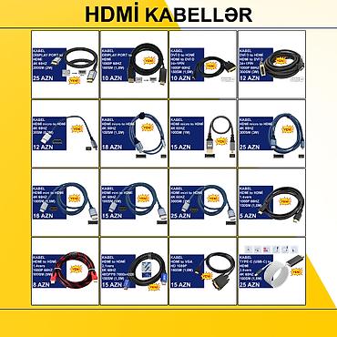 HDMİ Kabellər ⭐Type-C (USB-C) to HDMİ 2.0vers 1,8m 4K 60HZ – 25 AZN