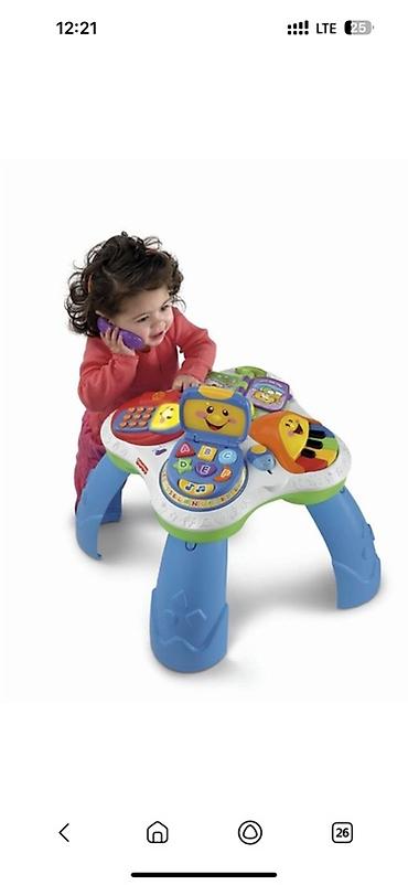 Другой текстиль: Игрушки Новая все Качеля Качели Балансир Горка Синий трактор Стол и — 24