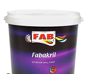 ev divar rengleri: Akril Fasad üçün boya, FAB, Suya davamlı — 1