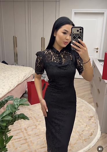 секс платье: Ажурное черное платье миди в стиле «little black dress». ✨ Продам — 1