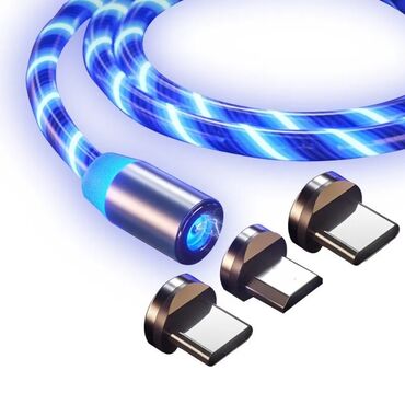 Kabellər və adapterlər: Led işıqlı kabel, Magnitli