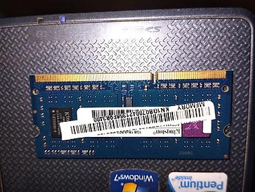 4gb ddr3 notebook ram: Kingston SO-DIMM laptop operativ yaddaş modulu - Növ: DDR3 SO-DIMM — 4