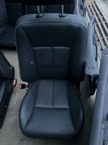 Сиденья: Комплект сидений, Кожа, Mercedes-Benz 2001 г., Б/у, Оригинал, Германия — 9