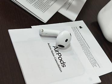 airpods pro 1: Apple AirPods (ANC ilə) - Model: AirPods, aktiv səs-küyün ləğvi — 1