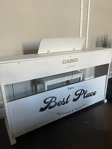 пианино баку: CASIO Celviano rəqəmsal piano – ağ rəngdə, tam korpuslu model. - 88 — 1