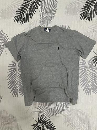 Футболки: Мужская футболка, M, Polo Ralph Lauren, Б/у, цвет - Серый — 1