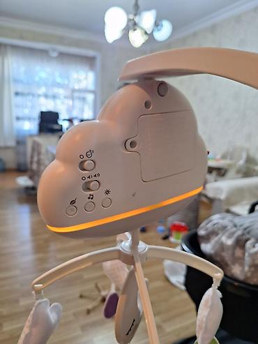 Beşik üçün asma oyuncaqlar: Fisher-Price buludlu beşik/körpə çarxı (mobil) Fisher-Price körpə — 4