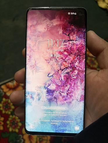 note 7 pro: Samsung Galaxy S10, Б/у, 512 ГБ, цвет - Синий — 2
