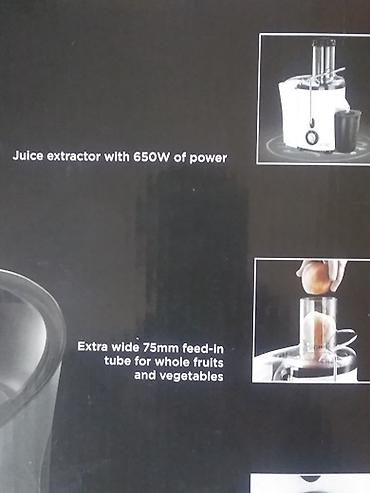 bordo: Sokovnik Russell Hobbs Aura – 650 W, NEKORIŠĆEN NEKORISCEN NOV — 2