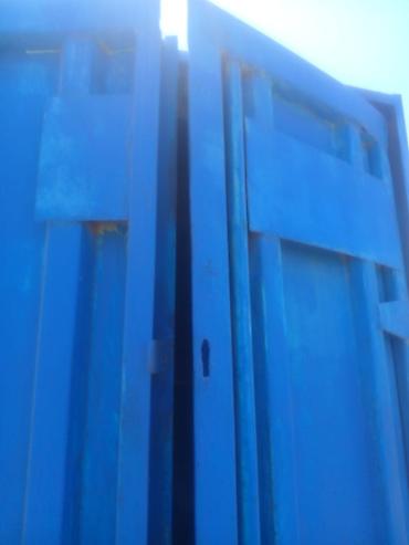 seyf qapi modelleri: Mavi metal qapı dəsti - Material: qalın polad konstruksiya — 3