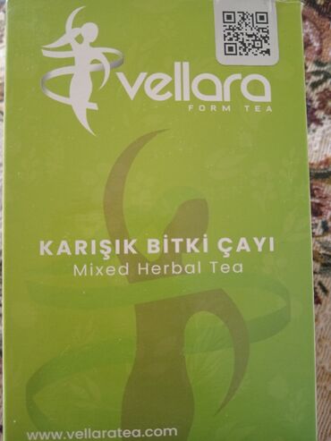 İçkilər: Vellara Form Tea tərəfindən istehsal olunan qarışıq bitki çayı