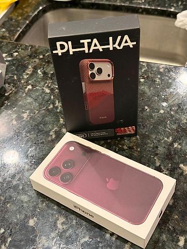 самсунг 24 с: IPhone 18 Pro, Новый, 256 ГБ, Бордовый, Защитное стекло — 4