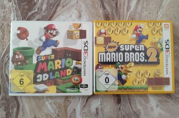 Nintendo 3DS: Super Mario 3d land new super mario bros Almaniya malı. Hərəsi 60 man