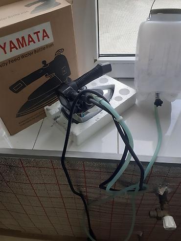 sonifer buxarlı ütü: YAMATA “Gravity Feed Water Bottle Iron” buxarlı ütü sistemi - — 1