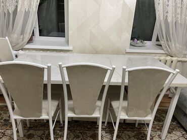 столы стеклянные стулья: Комплект стол и стулья Б/у