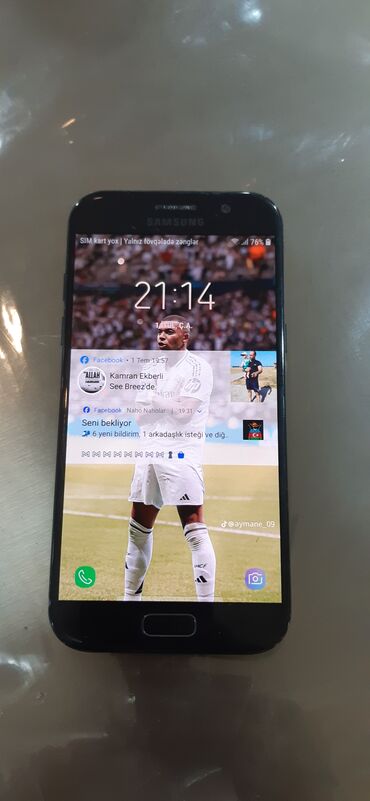 samsun a11: Samsung Galaxy A5 2017, 32 GB, rəng - Qara