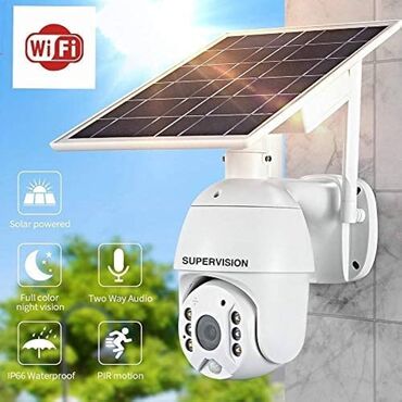 Videomüşahidə: 4g sim kartli solar günəṣ panelli 360° smart kamera 3mp full hd Günəṣ