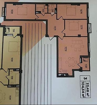 Продажа квартир: 3 комнаты, 104 м², Элитка, 5 этаж, Готовая ПСО (под самоотделку) — 8