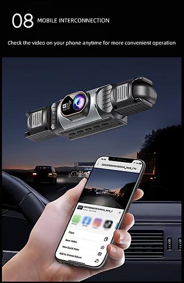 видеорегистратор: Yenidir Wifi var (2 salon + 1 ön + 1arxa) kamerası var 360 dərəcə — 6