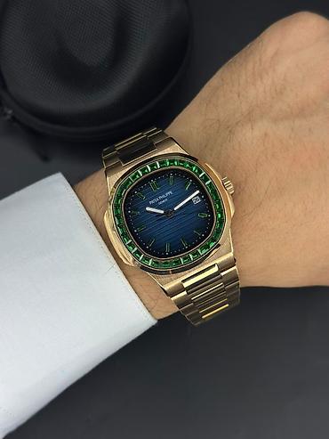 das sekilleri: Yeni, Qol saatı, Patek Phillipe, rəng - Qızılı — 1