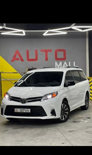 Toyota: Toyota Sienna: 2019 г., 3.5 л, Бензин