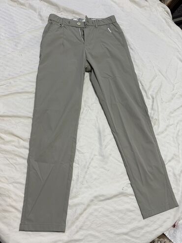 классический брюки мужские: Брюки цвет - Серый