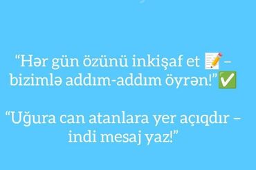 Digər ixtisaslar: Bu iş elanı minimum 2 aktiv tərəfdaşla gəlir sistemi təklif edir və — 3