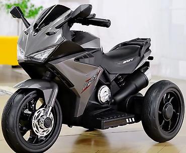 pletene papuce: Dečiji motor na akumulator na 3 točka (6V) – SM-25002S-290, sivi — 3