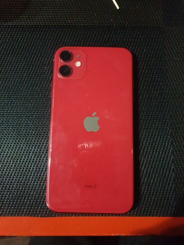 ikinci el iphoneler: IPhone 11, 64 GB, Qırmızı, Face ID