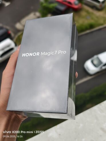 телефоы: Honor Magic 7 Pro, Жаңы, 512 ГБ, түсү - Кара, 2 SIM, eSIM