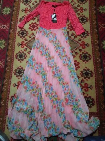 турецкое платье: Вечернее платье, А-силуэт, Длинная модель, С рукавами, S (EU 36), M (EU 38)