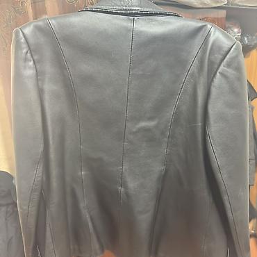 dağ geyimleri: QAN markalı qadin üçün dəri pencək - Material: 100% həqiqi dəri (Real — 6